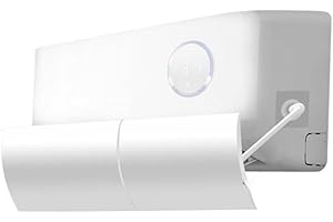 HASALLER Pare-brise de climatisation réglable à 180° - Déflecteur d'air conditionné sur crochet anti-soufflage direct