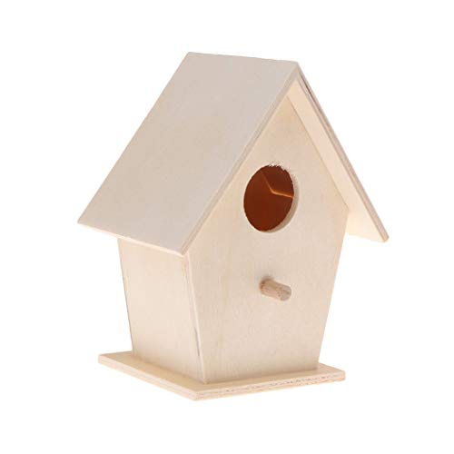 Preisvergleich Produktbild Vogelhaus Vogelfutterhaus zum selbst Bauen Bausatz Vogelhaus Vogelhäuschen Vogelhaus zum selbst bemalen Garten Deko