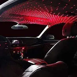 MAKECELL Full Star Car Roof Projection Laser Interior Atmosphere Lights LED Decorative - Blue
