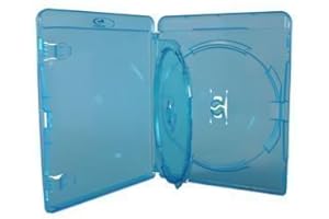 1 X Amaray Blue Blu-Ray DVD Triple Cases Holds 3 Disks