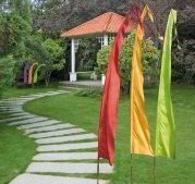 Preisvergleich Produktbild Bali-Fahne 55cm farb. sort.