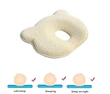 Baby-Kopfkissen, Memory-Schaumstoff-Kopfkissen für Neugeborene, Verhinderung des Flachkopf-Syndroms, für Babys von 0-12 Monate