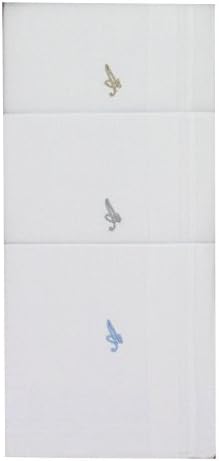 Men's Initial Handkerchiefs - ' de Luxe' Gift Box Of Three