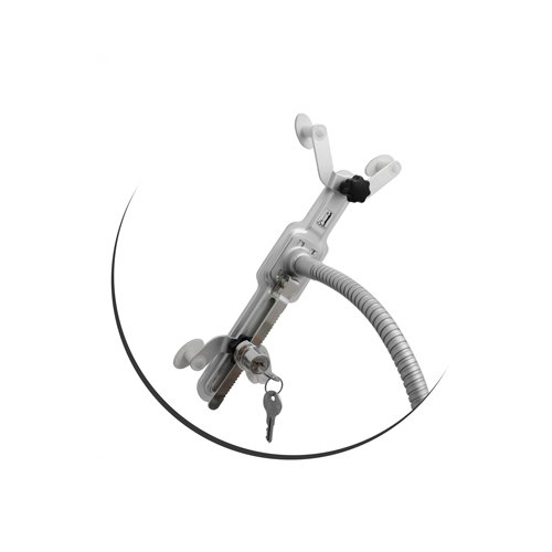 System-S abschließbarer Anti-Diebstahl, Schwanenhals, Wand Halterung, Showroom Halter mit Sicherheitsschloss für Tablet PC (10″-12,6″ Zoll) - 4