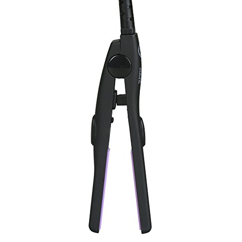 MHD Professional Reisegröße 0,5 inch Mini Bügeleisen Turmalin Keramik Schwarz Haar Glätteisen - 5