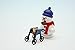Produktbild Räuchermann Schneemann Rolli mit Rollator Seiffen 8cm Weihnachten Erzgebirge NEU