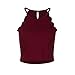 Produktbild Damen Sexy Top Damen Oberteile Elegant Bluse Sommer Weste Party Tops Damen Sexy T-Shirt Blusen Frauen Ärmellos Einfarbig Slim Fit Schulter Weste Tops Bauchfrei Shirt Damen Sexy Hemd