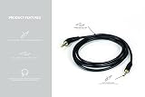 Xbox One Talkback Chat Cable for Turtle Beach Gaming Headsets – 3.5mm to 2.5mm – 1m