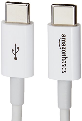AmazonBasics – Verbindungskabel, USB Typ C auf USB Typ C, USB 2.0, 0,9 m, Weiß - 3