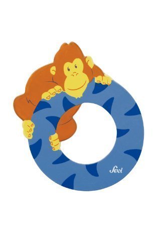 Trudi 81615 - Sevi Tierbuchstabe Orang Utan O hellblau
