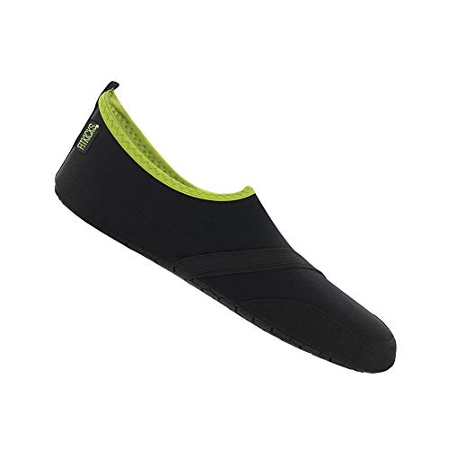 Fitkicks - Sandalias de Vestir para Hombre, Color Negro, Talla L