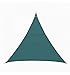 Produktbild Sonnensegel Sonnenschutz, dreieckig 2 x 2 x 2 m aus wasserabweisendem Material - Farbe GRAUBLAU