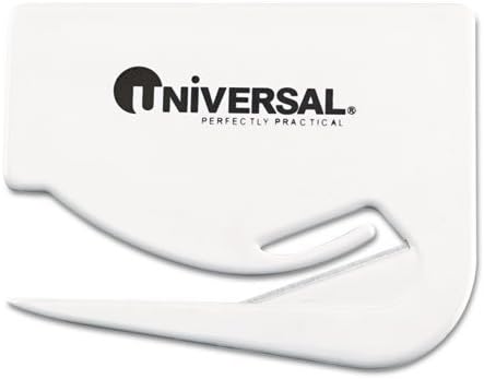 Universal THREE Pack WHITE Letter Opener/Slitter. UNV31803 [Office Product]