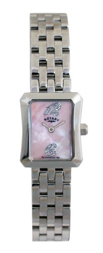 Rotary Women's Quartz Watch with Mother of Pearl Dial Analogue Display and Bracelet LB02471/07