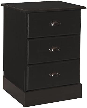 Tipco 3 Drawer Chest - Available in Pine/Dark and Pine/White (Pine/Dark)