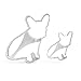 Produktbild 3DREAMS 2er Ausstecher Set French Bulldog  Frenchy Ausstechform  Keksausstecher Französische Bulldogge Hund  + Gratis 2 Rezepte  aus Bio Kunststoff  Made in Germany Bully