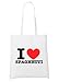 Produktbild I Love Spaghetti Bag White