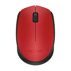 LOGITECH M171 Wireless Mouse (Red)