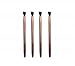 Produktbild K&C Augenbürsten Set Lidschatten Mischen Bleistift Pinsel Make up Werkzeug Kosmetik Makeup Lidschatten Lip Eye Blush Foundation Power Pinsel Set Kosmetik Tool Kit 4 Stk