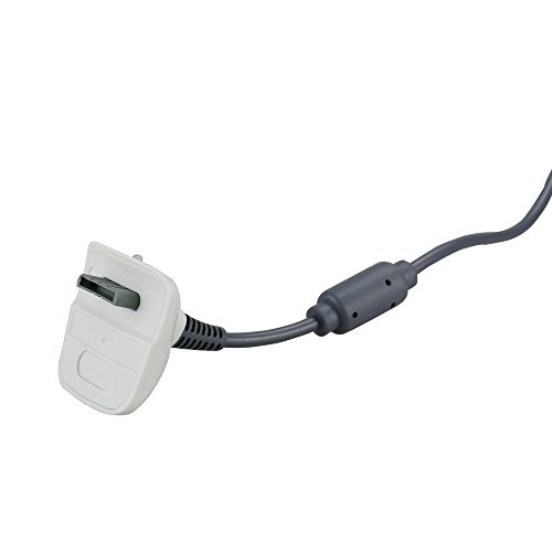 Leaders 1,8 Meter Spielen Laden Kabel Stromkabel für die Xbox 360 – Controller Gamped Weiße - 4
