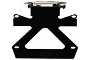 one by Camamoto cod 77541405 portatarga Posteriore Sottocoda regolabile phantom malaguti f12 Nero Ricavato dal Pieno Tagliato a Laser con supporto frecce