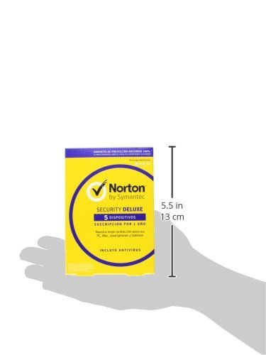 Norton Security Deluxe Antivirus Software 2018 Protecci n antivirus para 5 dispositivos Licencia de 1 a o PC Mac iOS Android Descarga reviews Norton Security Deluxe Antivirus Software 2018 Protecci n antivirus para 5 dispositivos Licencia de 1 a o PC Mac iOS Android Descarga