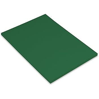 Lot 25 Feuilles Cartonnées Vert Vif A4 220 G/m² - House Of Card & Paper, 100% Recyclé, Idéal Loisirs Créatifs