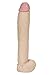 Produktbild Doc Johnson The Naturals Dong With Balls - Dildo mit Hoden - 30 cm lang, Durchmesser maximal 50 mm - haut
