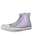 chucks lila 40 Decksohle: Textil Converse Damen Chuck Taylor All Stars Hohe Sneaker Violett (Oxygen Purple/Black/White 000) 38 EU