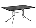 Produktbild Kettler Klapptisch Boulevard 115 x 70 cm - rechteckiger Esstisch für Terrasse, Garten, Wintergarten etc. - silber & anthrazit