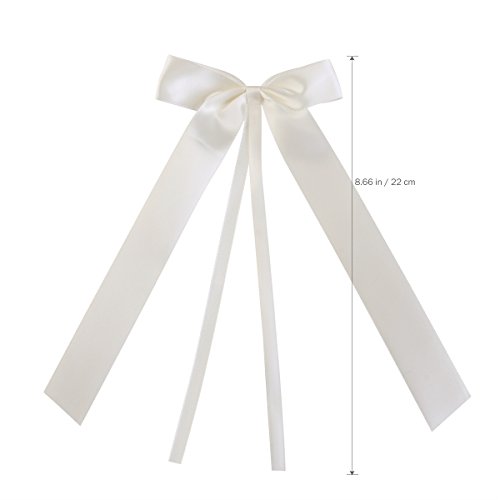 OUNONA 50pcs Autoschleifen Hochzeit Antennenschleifen Dekoration für Hochzeit - 4