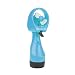 Produktbild Mini Standventilator mit Kühlung,SuperSU USB Hand- Wiederaufladbare Ventilator Tragbarer Handkühlungs-kühles Wasser-Spray Ventilator Batterieleistungs Handventilator Luftbefeuchter (Blau)