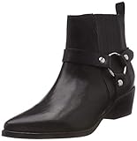  Steve Madden Damen Powerful Ankle Boot Stiefeletten, Schwarz (Black Leather 017), 38 EU