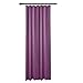 Produktbild WOLTU VH5868vl, Vorhang Gardinen Blickdicht mit kräuselband für schiene, Leichter & weicher Verdunklungsvorhang für Wohnzimmer Schlafzimmer, 135x245 cm Violette, (1 Stück)
