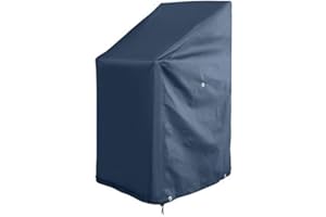 GardenMate – pokrowiec ochronny na krzesła ogrodowe z tkaniny poliestrowej Oxford – 65 x 65 x 80/120 cm – ANTRACYTOWY – jakość premium, wysokiej jakości tkanina poliestrowa Oxford 220 gsm