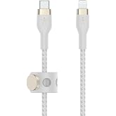 Belkin BoostCharge Pro Flex braided USB-C/Lightning cable, 1 m, MFI certified, 20 W, for fast charging, PD Power Delivery il