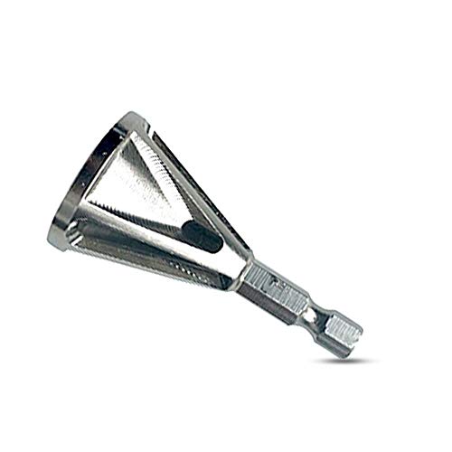 FOONEE Deburring External Chamfer Tool, Remove Burr Repairs Tools for Drill Bit Eliminate Damaged Extractor Fits Size 8-32 Bolts (.164) Up to 3/4 (.750)-10 Inch-(4 Mm-19 Mm)