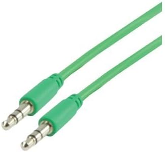 Glaxio® 1m 3.5mm to 3.5mm Jack Audio Cable Fatman, Pioneer Stereo/Hifi (Green)