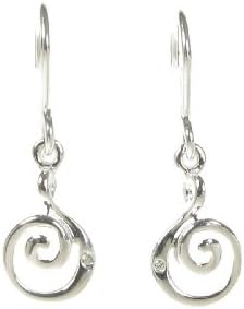 Silver Curly Wurly Earrings