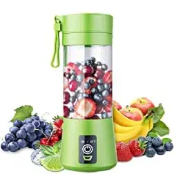 S2A Juicer Rechargeable Portable Electric USB Juicer Bottle Blender for Making Juice, Travel Juicer for Fruits and Vegetables, Fruit Juicer for All Fruits, Juice Maker Machine (Multi color)