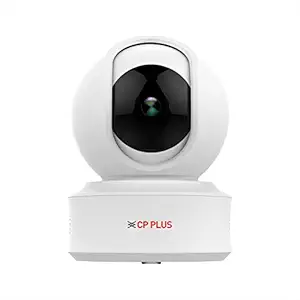 CP PLUS Intelligent Home PT Camera with Cloud Remote Viewing  1080 Full HD , Wireless / WiFi, 360 Degree Viewing ,Motion Detection ,Two Way Communication ,Superior Night Vision , Pan- Tilt option,SD Card Slot.