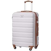 COOLIFE 3 Piece Luggage Set for Family Travel, M+L+XL, ABS+PC | With swivel wheels, TSA lock, YKK zipper, robust, for interna