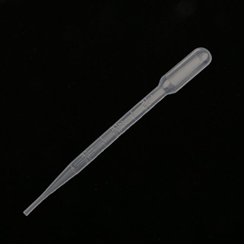 MagiDeal 10PCS 3ml Disposable Polyethylene Eye Dropper Transfer Graduated Pipettes - 9