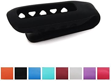Fitbit One Clip, FuzzyGreen Limited® Black Rubber Replacement Clip Holder