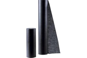 PuntoCasaStore ROTOLO IN TNT 80 CM x 20 MT NERO - TOVAGLIA USA E GETTA COPERTURA INTERNI ESTERNI TAVOLI FESTE CERIMONIE EVENTI FIORISTA