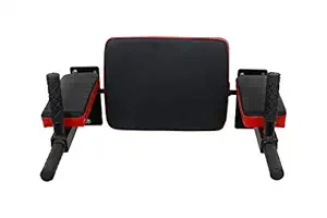 IBS Heavy Duty Dips Bars - for Wall mounting, 4 Handle Bars with Padding on The Back and arms - dip Bars, Dipper Stations