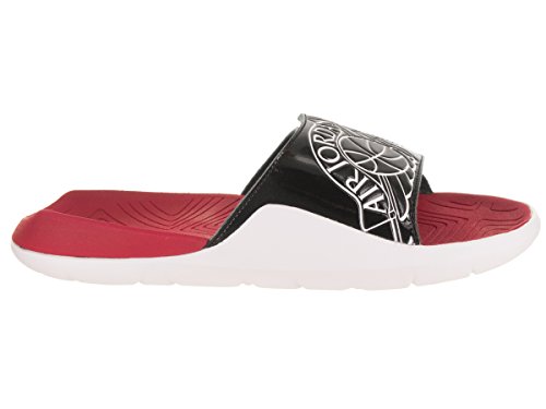jordan hydro 7 black white gym red