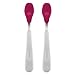 OXO Tot Silicone Feeding Spoon Set (Raspberry)