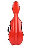 Estuche, M-Case Estuche para violín de fibra de vidrio Ultra Light 4/4 Rojo M-Case