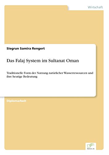 Das Falaj System im Sultanat Oman: Traditionelle Form der Nutzung natürlicher Wasserressourcen und ihre heutige Bedeutung